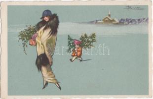 Italian art postcard s: Busi (fl)