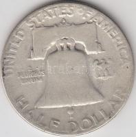 Amerikai Egyesült Államok 1954S 1/2$ Ag "Franklin" T:3
USA 1954S Half Dollar Ag "Fran...