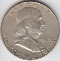 Amerikai Egyesült Államok 1963D 1/2$ Ag &quot;Franklin&quot; T:3 &lt;br/&gt;USA 1963D Half Dollar Ag &quot;Franklin&quot; C:F &lt;br/&gt;Krause KM# 199