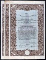 1917-1918. "A Magyar Korona Országai 6%-kal kamatozó Járadékkölcsön - bemutatóra szóló államadó...