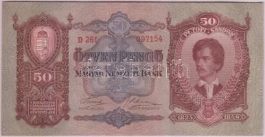 1932. 50P (3x) egymás utáni sorszámmal T:I-