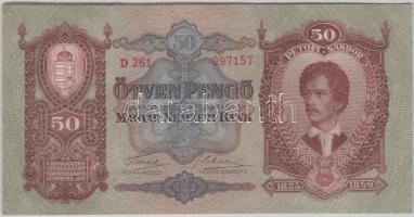 1932. 50P (4x) egymás utáni sorszámmal T:I-