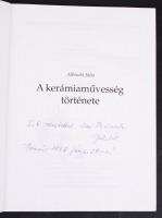 Albrecht Júlia: A kerámiaművesség története, A kerámiakészítés elmélete és technológiája 2 db szakkö...