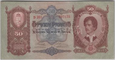 1932. 50P (7x) egymás utáni sorszámmal T:I-