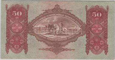 1932. 50P (5x) egymás utáni sorszámmal T:I-