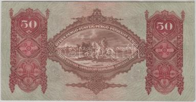 1932. 50P (3x) egymás utáni sorszámmal T:I-