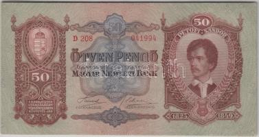 1932. 50P (8x) egymás utáni sorszámmal T:I-