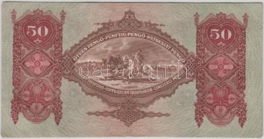 1932. 50P (4x) egymás utáni sorszámmal T:I-