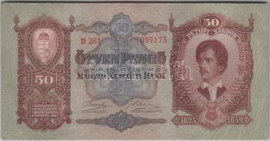 1932. 50P (15x) közte egymás utáni sorszámmal T:I-,II