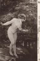 Erotic postcard, Schauder s: Pauline Delacroix-Garnier (EK)