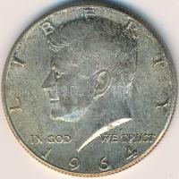 Amerikai Egyesült Államok 1964. 1/2$ Ag &quot;Kennedy&quot; T:2-,3 &lt;br/&gt;USA 1964. 1/2 Dollar Ag &quot;Kennedy&quot; C:VF,F &lt;br/&gt;Krause KM#202