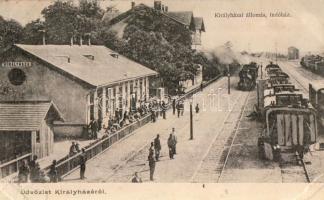 Királyháza Bahnhof