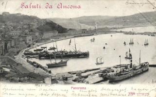 Ancona port, ships (EB)