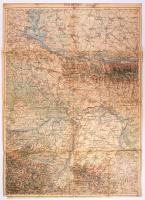 cca 1910 Mitrowitz és környéke katonai térkép / Bosnia military map 40x60 cm