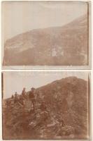 cca 1915 6 db tátrai cserkészfotó, 12x9 cm