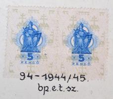 1944 Orvosi diploma viaszpecséttel / Doctors diploma