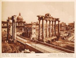 cca 1910 Roma 80 képet tartalmazó nagyméretű füzet / Booklet with 80 pictures 28x20 cm