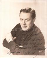 2 db dedikált színészfotó Lucien és Kissling aláírásokkal 21x26 cm, 2 autograph signed photos 21x26 cm