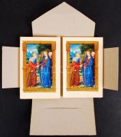 Szűz Mária hóráskönyv hasonmás kiadás. Bp., 1978. Helikon Kisérő tanulmánnyal védőtokban. Jó állapot...