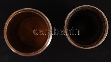 Injekciós fecskendő fém tartódoboza, m: 13 cm