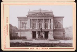 cca 1900 Album von Leipzig 20 képet tartalmazó képes füzet / Picture booklet with 20 photos