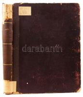 1871-dik évi országos törvénytár Bp., 1871 Igazságügy Minisztérium. Nágel Ottó Sérült gerincű félvás...