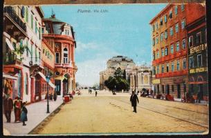 cca 1900 Fiume 7 képet tartalmazó képes füzet / Picture booklet with 7 photos