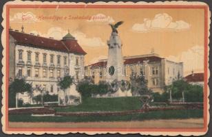 3 db RÉGI magyar városképes lap: Esztergom (1), Győr (2) / 3 old Hungarian postcards