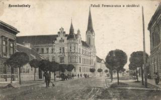 4 db RÉGI magyar városképes lap: Szombathely (2), Székesfehérvár (1), Bánfalva (1) / 4 old Hungarian...