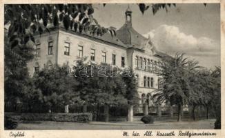 4 db RÉGI, vegyes minőségű magyar városképes lap:  Kiskőrös, Egerbakta, Hatvan, Cegléd / 4 old Hunga...