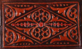 2 db bőr tárca, 12×10, 15×10 cm