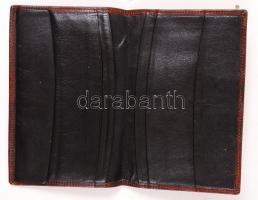 2 db bőr tárca, 12×10, 15×10 cm