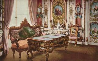 Chiemsee - 11 db RÉGI német városképes lap: Herrenchiemsee belső / 11 old German postcards, Herrench...