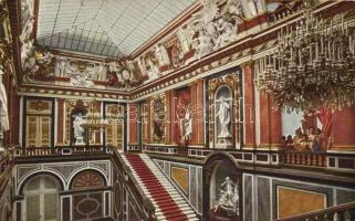 Chiemsee - 11 db RÉGI német városképes lap: Herrenchiemsee belső / 11 old German postcards, Herrench...