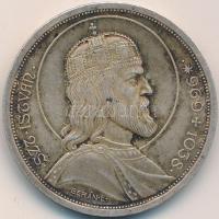 1938. 5P Ag "Szent István" T:2-
Adamo P8.1