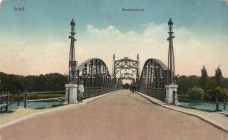 Arad, Erzsébet híd; kiadja Kerpel Izsó / bridge (Rb)