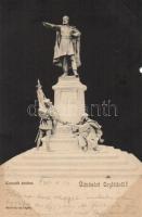 Cegléd Kossuth szobor; Sárik Gyula kiadása (b)