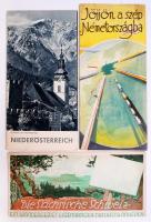 cca 1930-1940 Német és magyar nyelvű utazási prospektusok (Németország, Svájc, Ausztria), 3 db / &lt;br/&gt;German travel brochures