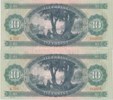 1969. 10Ft (2x) egymásutáni sorszámmal T:I