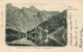 1899 Tátra Tengerszem és csúcs / tarn, peak