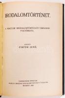 1925-1926 Irodalomtörténet c. folyóirat komplett két évfolyama félvászon kötésben bekötve