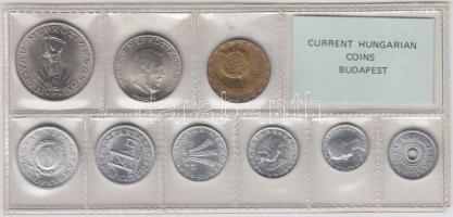 1981. 2f-10Ft 9db klf érmés forgalmi sor fóliatokban T:1
