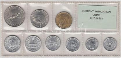 1982. 2f-10Ft 9db klf érmés forgalmi sor fóliatokban T:1