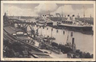 Hamburg port, SS Monte Sarmiento, SS Monte Olivia (EK)