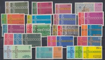Europa CEPT 18 diff. countries, 38 diff. stamps, Europa CEPT 18 klf ország 38 klf bélyeg