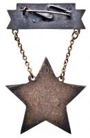 ~1950. Szakma Kiváló Dolgozója Gépipar" zománcozott kitüntetés T:1