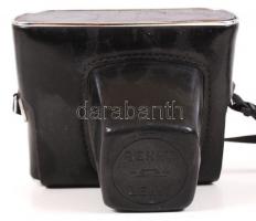 Zenit-E típusú fényképezőgép Helios 44-2 2/58mm objektívvel saját tokjában /
Zenit-E photo camera wi...