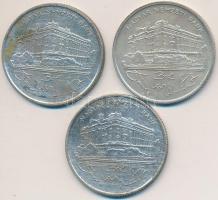 1993. 200Ft Ag "MNB" (3x) T:2-