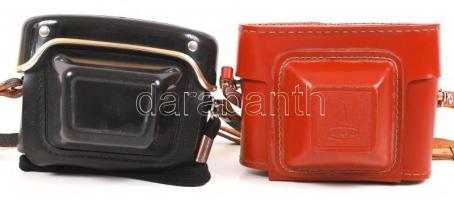 2db fényképezőgép: Beier Beirette és Lomo Smena 8, mindkettő eredeti tokkal, javításra szorulnak / 
...