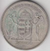 1930. 5P Ag "Horthy-jobbra" T:3
Adamo P8